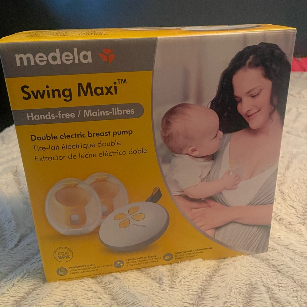 Medela Swing Maxi Electric Pump in Yellow and White